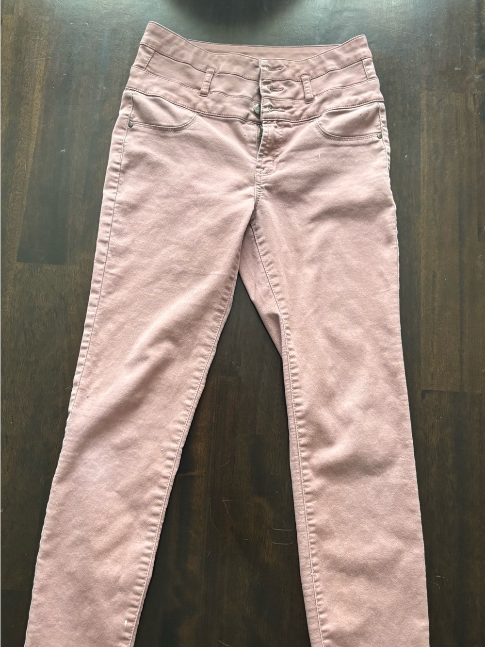 Refuge Dusty Pink Skinny Pants